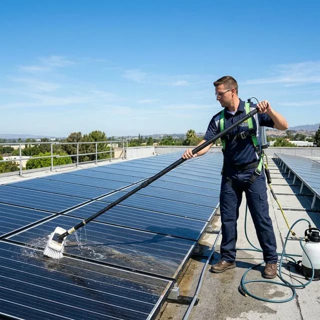 Solaranlagen reinigen: So steigern Sie den Ertrag um bis zu 20%