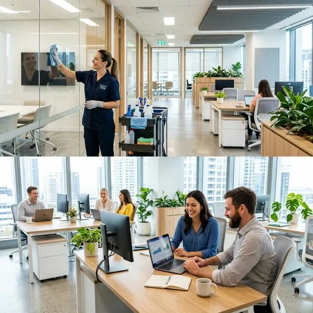 Büroreinigung und Mitarbeiterzufriedenheit: Die unterschätzte Verbindung